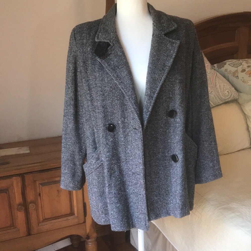 Vintage Sheridan Square Tweed Jacket/ Coat size 10